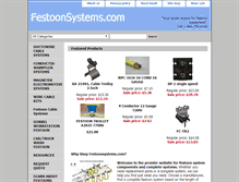 Tablet Screenshot of festoonsystems.com